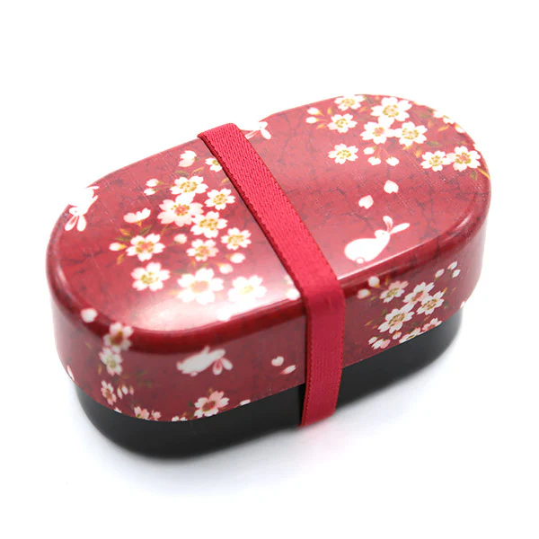 Bento Box Usagi & Sakura Rouge, 830ml - Image 3
