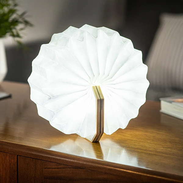 Smart Accordion - Lampe Accordéon, Bambou - Image 3