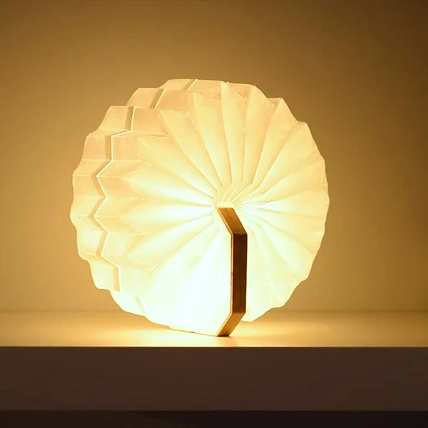 Smart Accordion - Lampe Accordéon, Bambou - Image 4