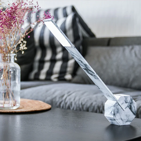 Lampe Octagon One Portable - Marbré Blanc - Image 3