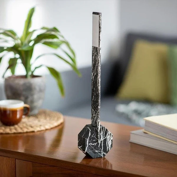 Lampe Octagon One Portable - Marbré Noir - Image 3