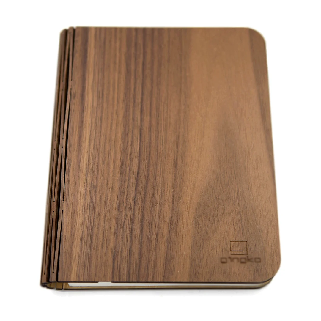 Smart Book Light - Lampe Livre Lumière, Noyer (Large) - Image 4