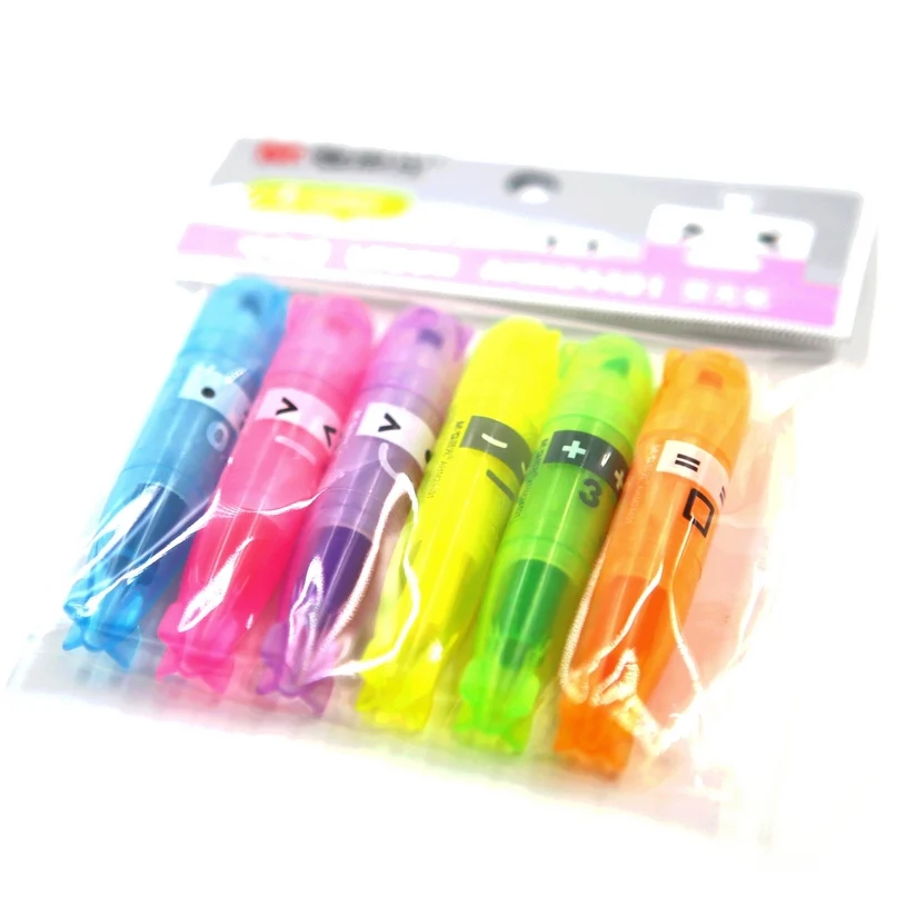 KIT SURLIGNEURS 6 COULEURS - EMOJI FACE - Image 4