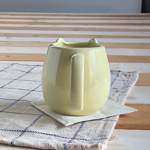 Tasse Lucky Cat Daruma - Jaune - Image 4